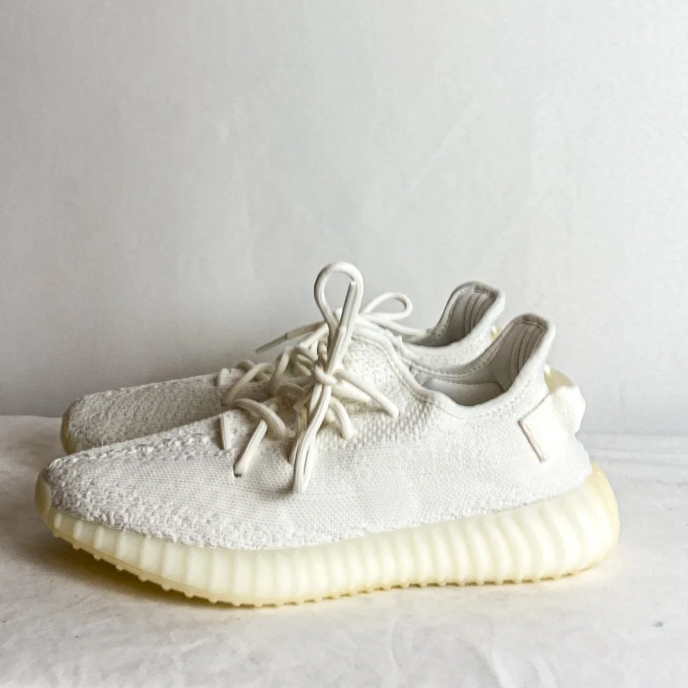 🆕 Adidas Yeezy Boost 350 V2 'Cream White / Triple White' Size 9.5 - Picture 6 of 11